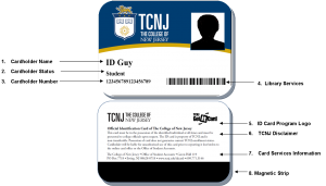 TCNJ new Id markup with labels